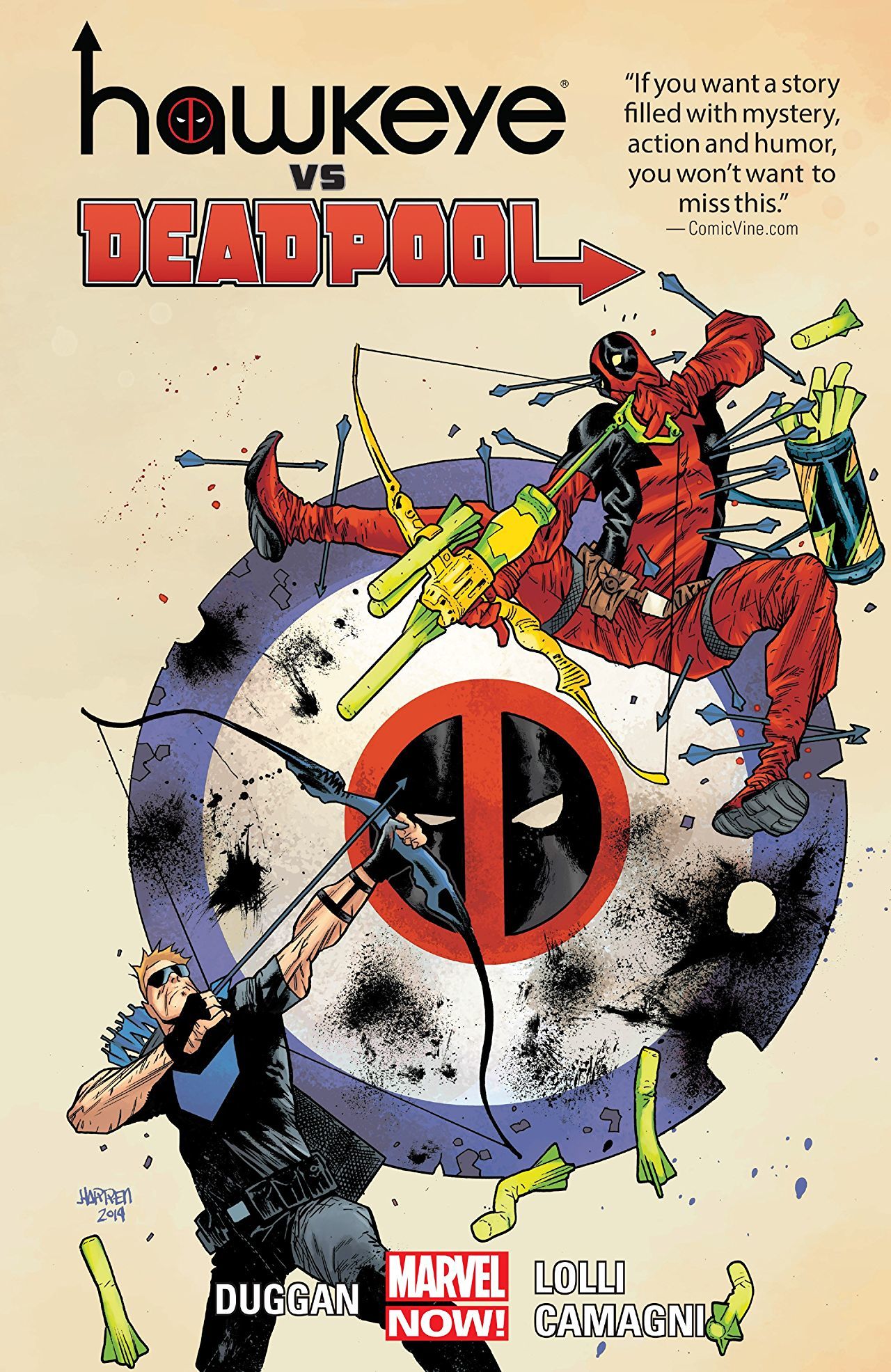 Hawkeye vs. Deadpool book cover