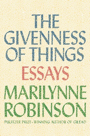 The Givenness of Things book cover