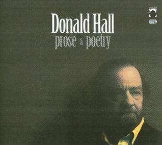 Donald Hall book cover