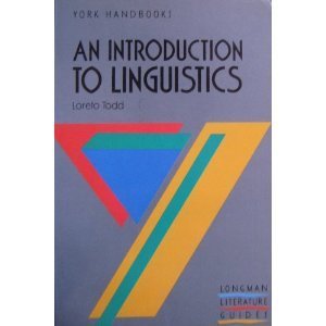 An Introduction to Linguistics book cover