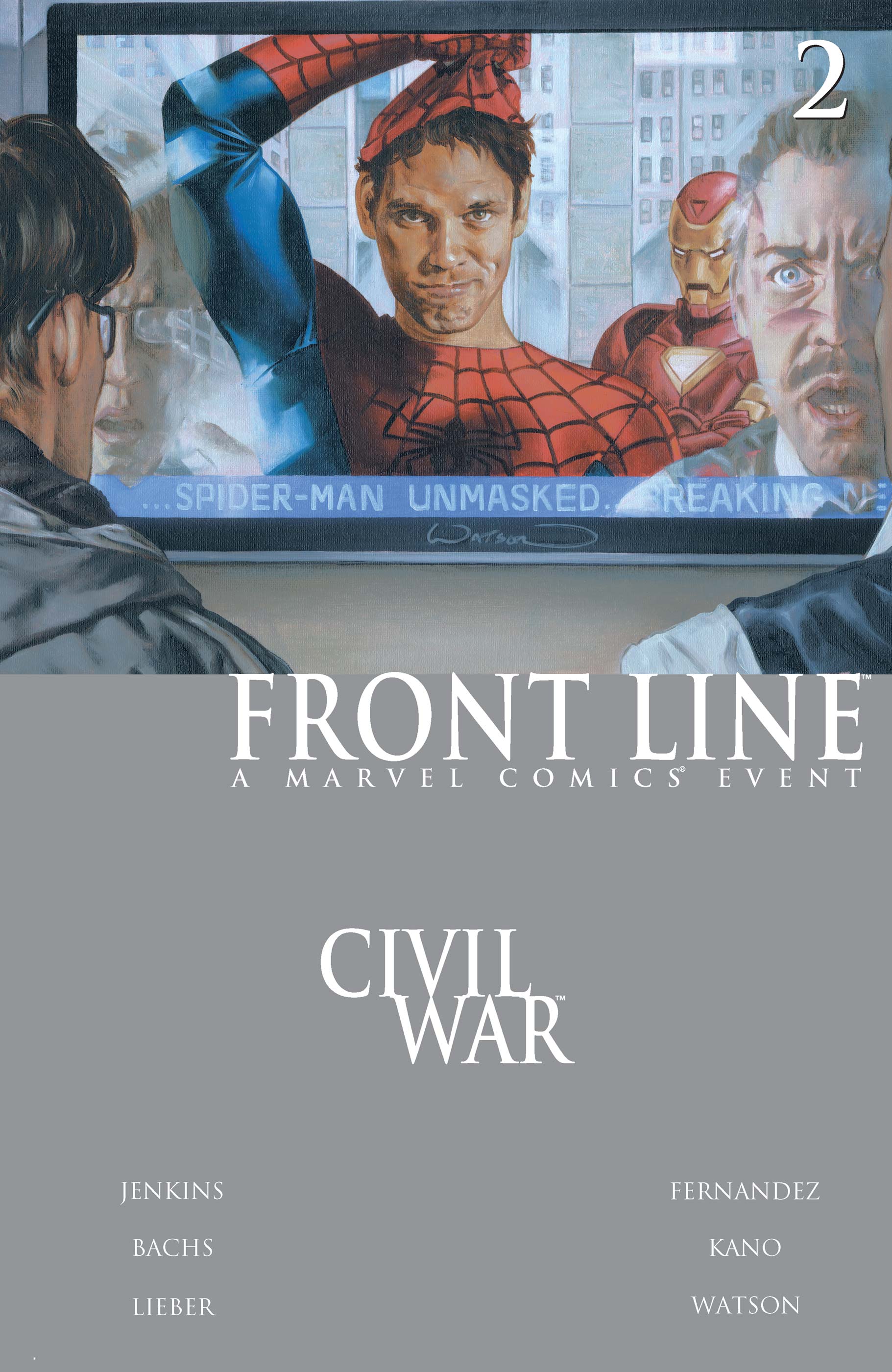 Civil War: Front Line book cover 2