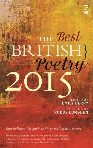 The Best British Poetry 2015 book cover