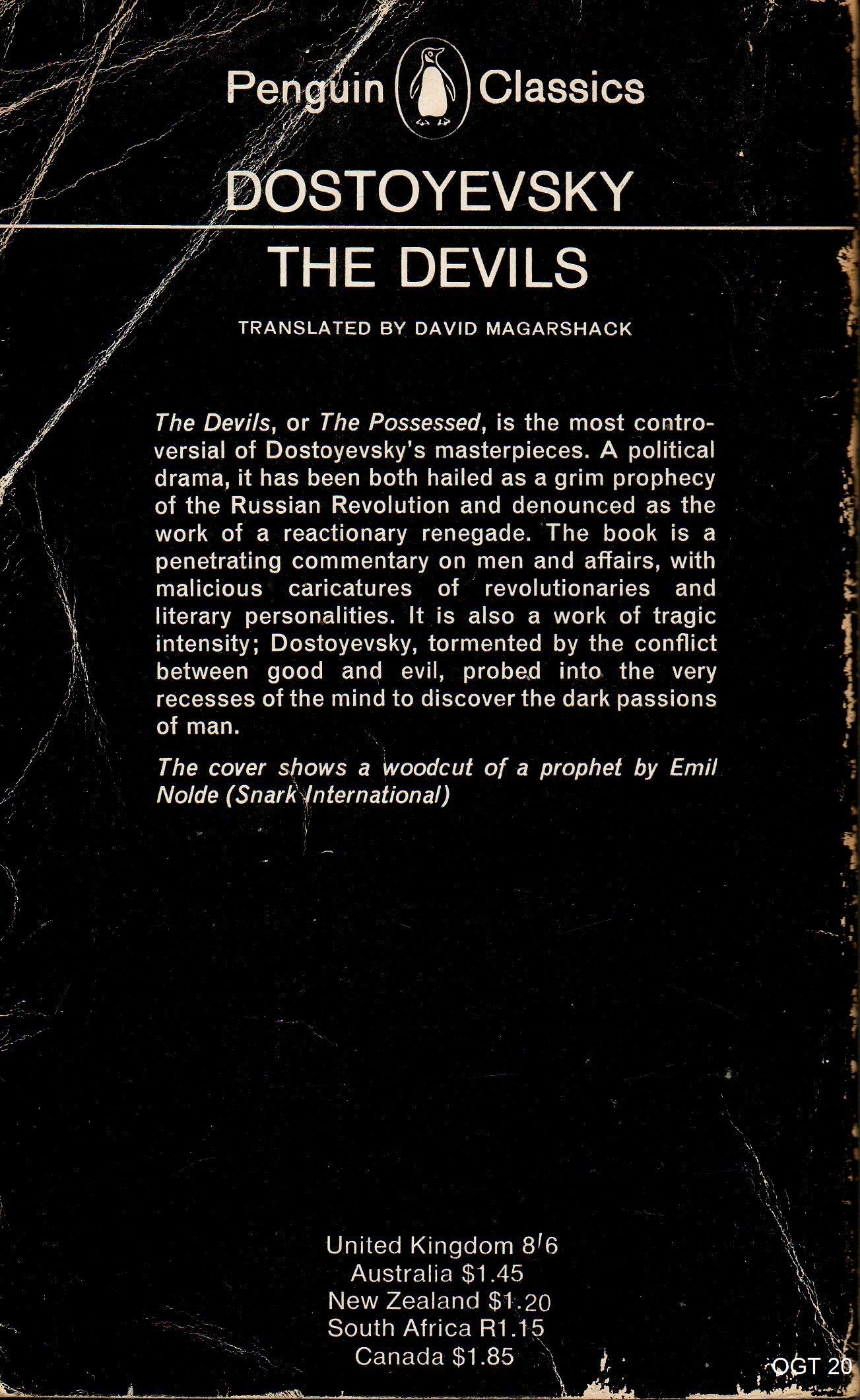 Fyodor Dostoyevsky book cover