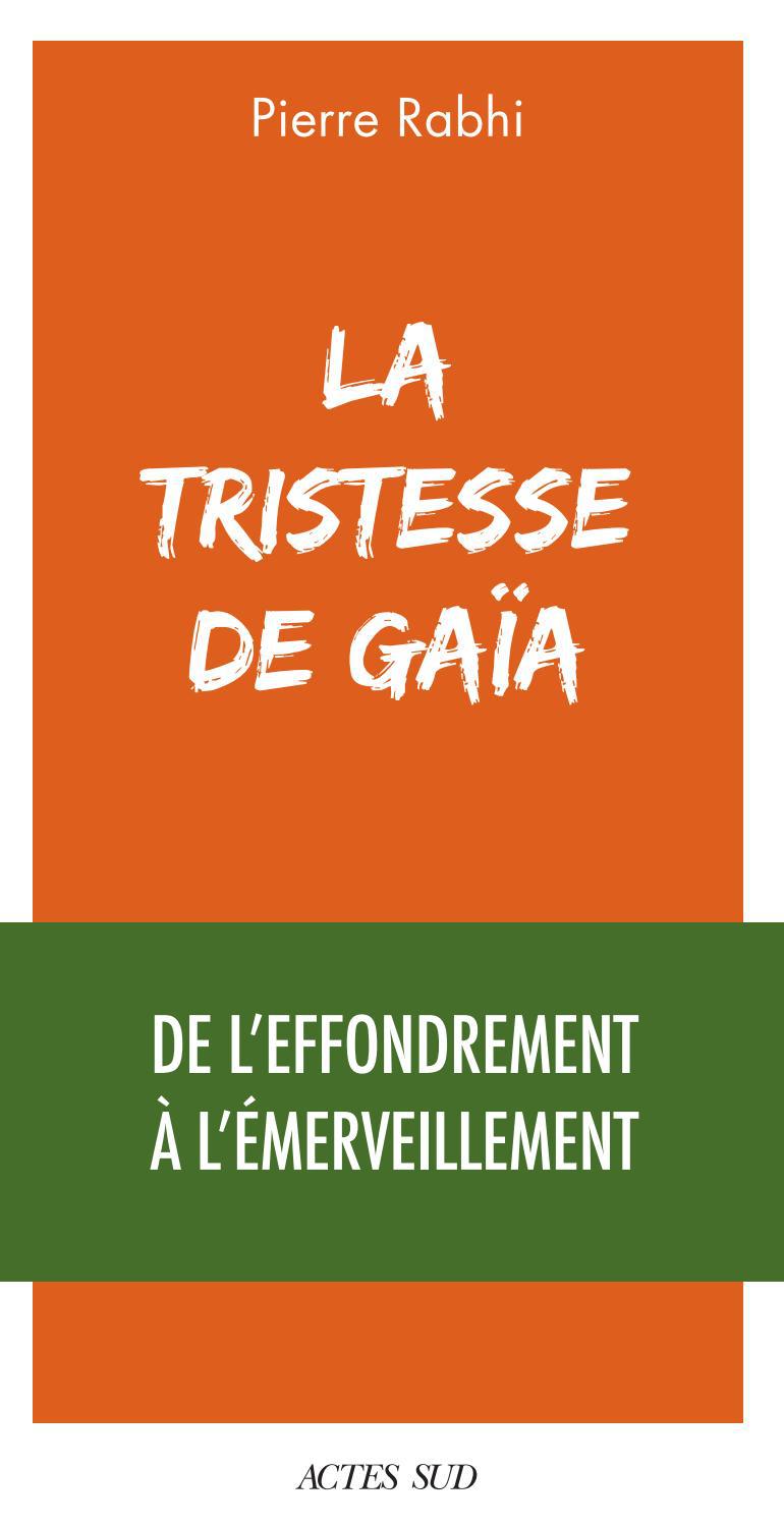 La Tristesse de Gaïa book cover