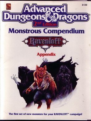 Advanced Dungeons & Dragons, 2nd Edition book cover 1