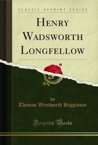 Henry Wadsworth Longfellow book cover
