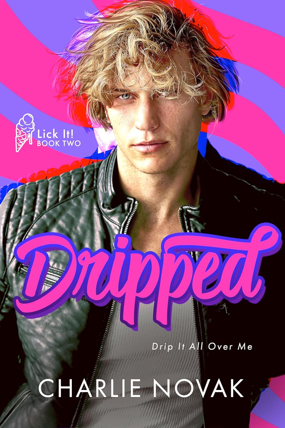 Dripped book cover