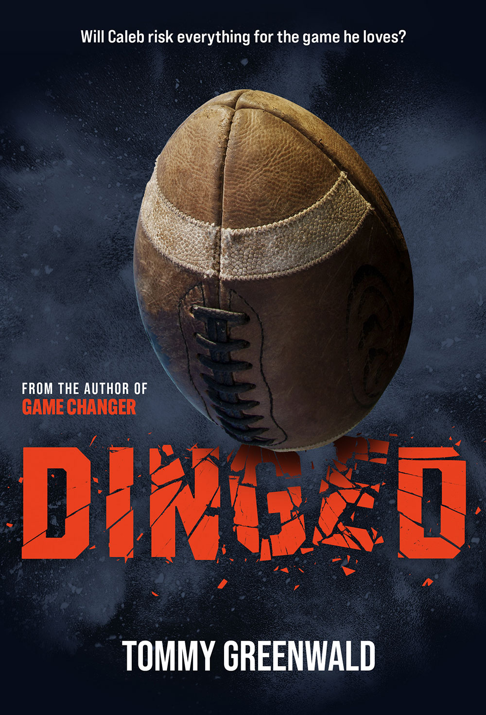 Dinged book cover