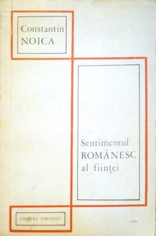 Sentimentul românesc al ființei book cover