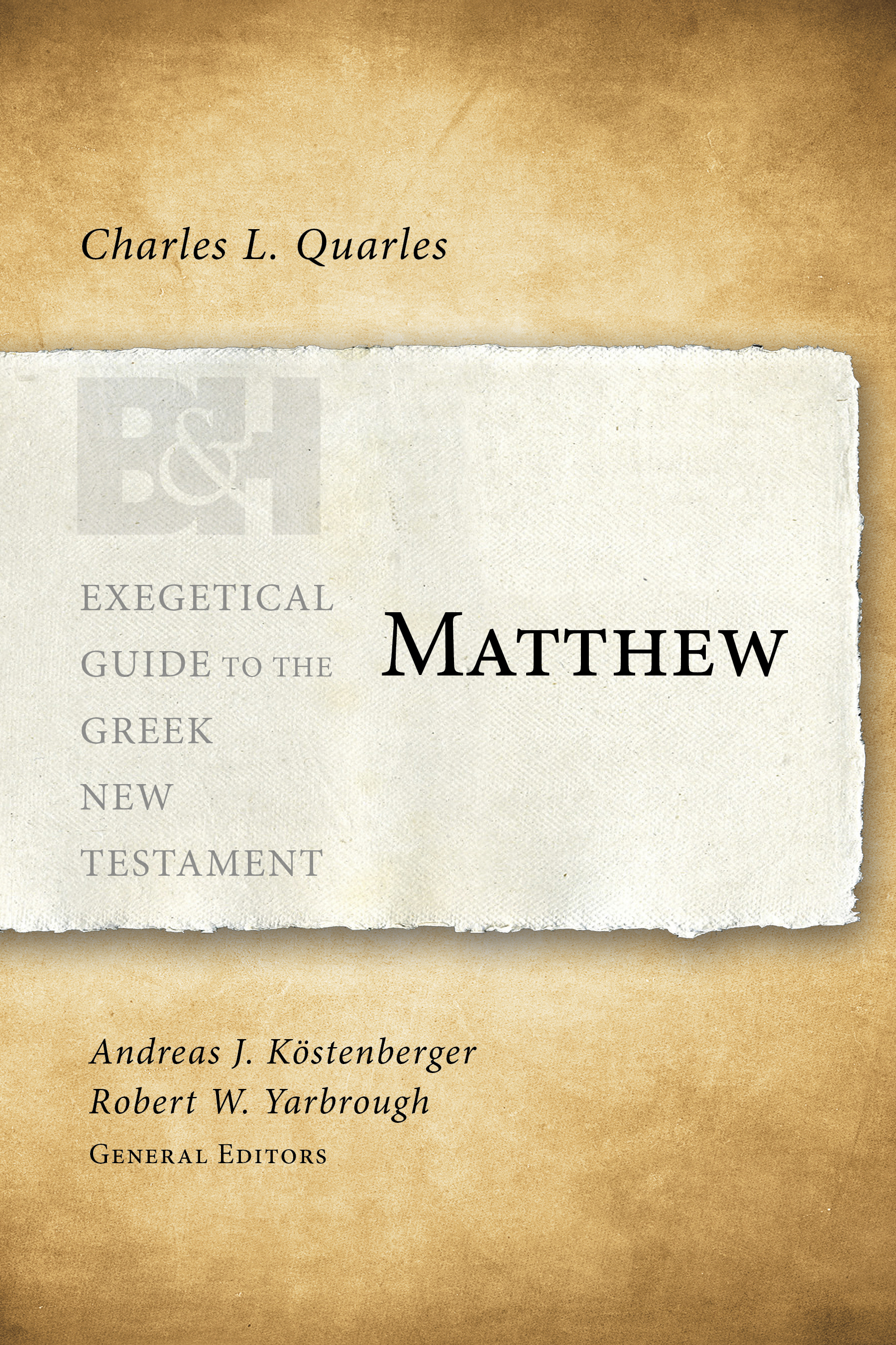 Matthew book cover
