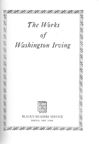 The Works of Washington Irving book cover