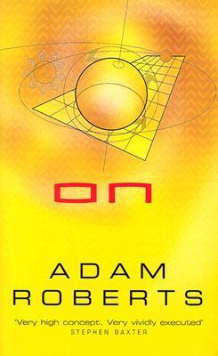 On book cover