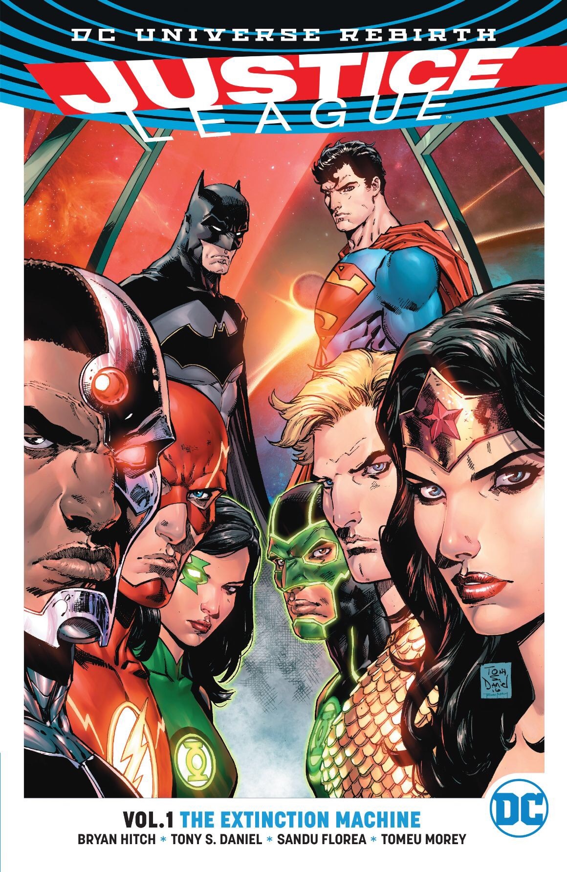 Justice League (2016) book cover 1