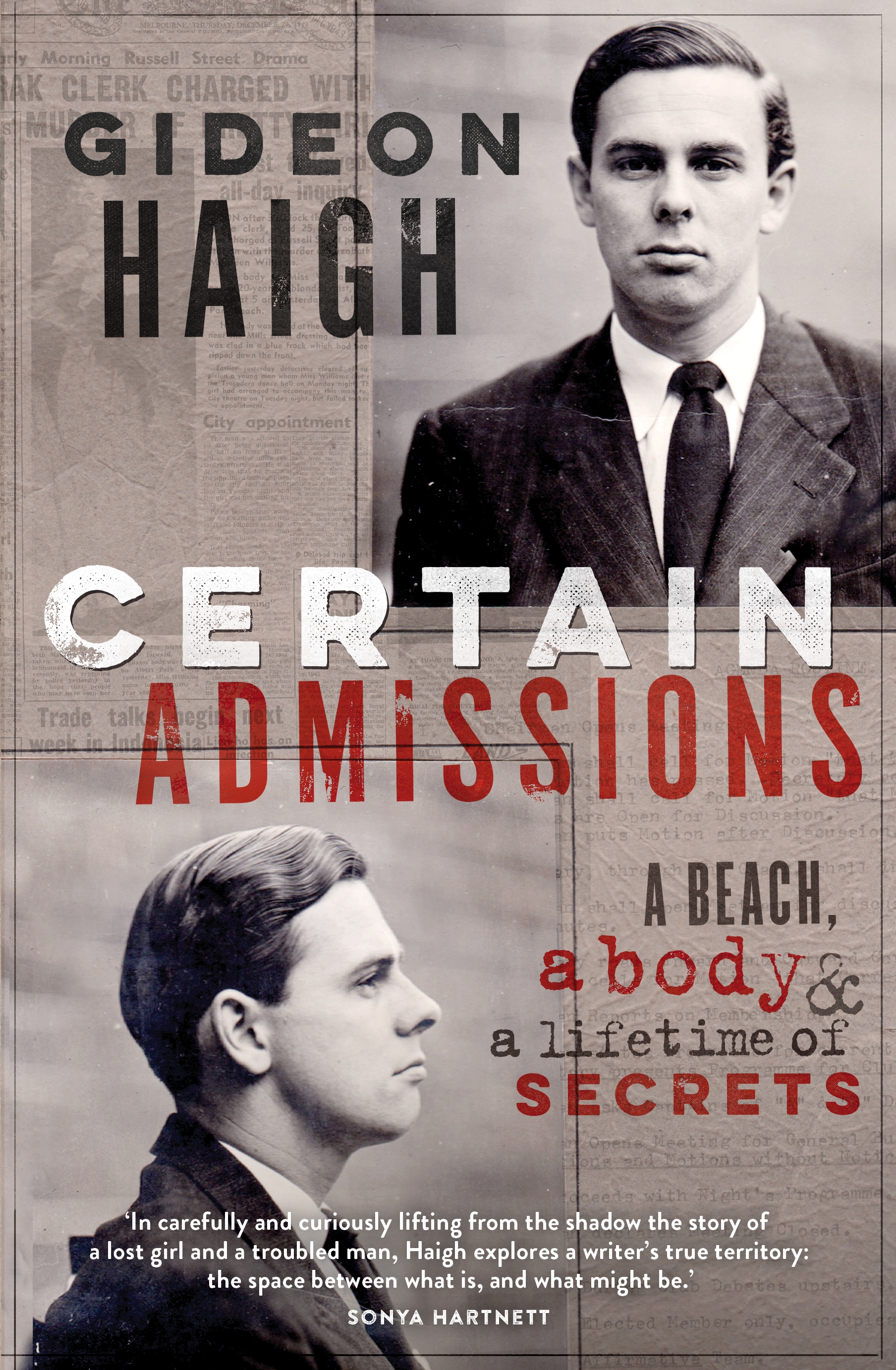 Certain Admissions book cover