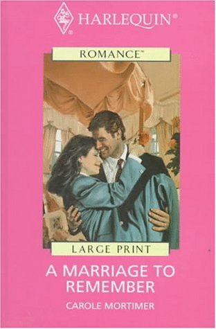 A Marriage to Remember book cover