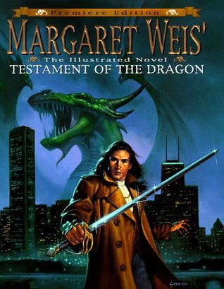 Margaret Weis' Testament of the Dragon book cover