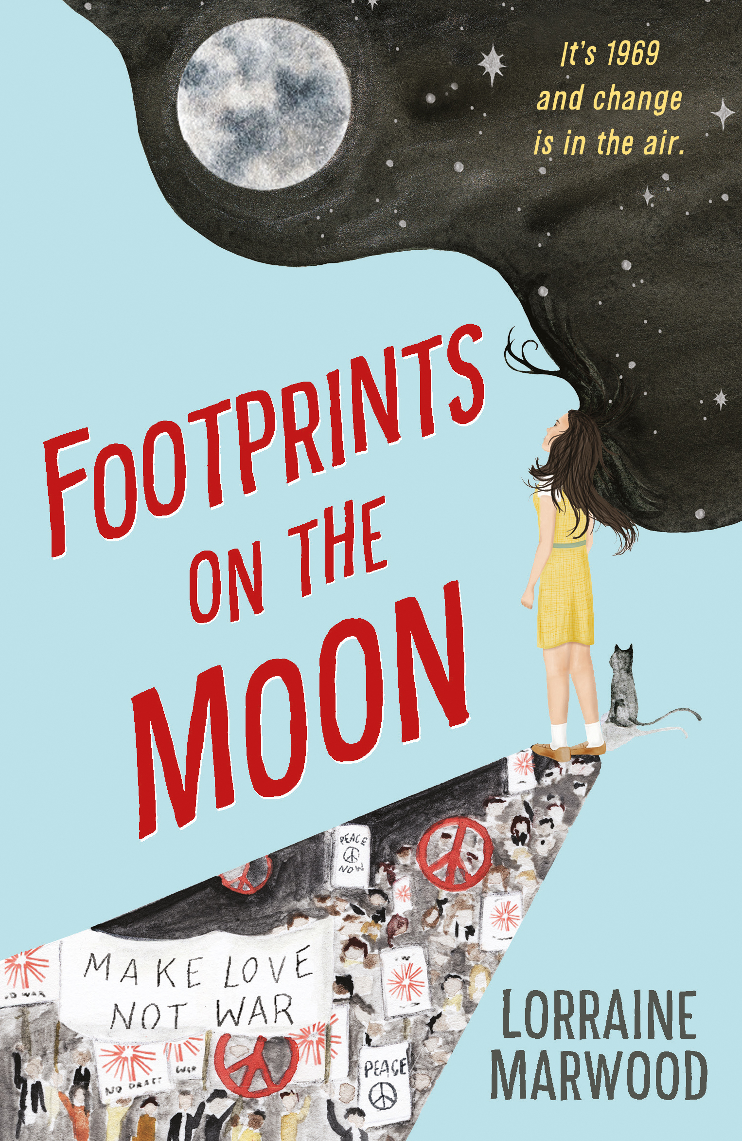 Footprints on the Moon book cover