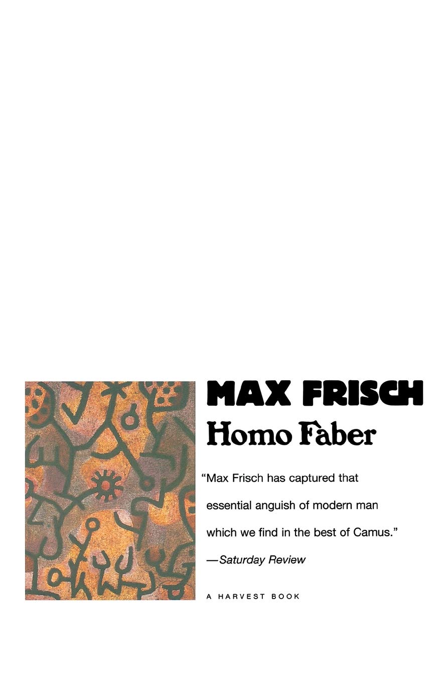 Homo Faber book cover
