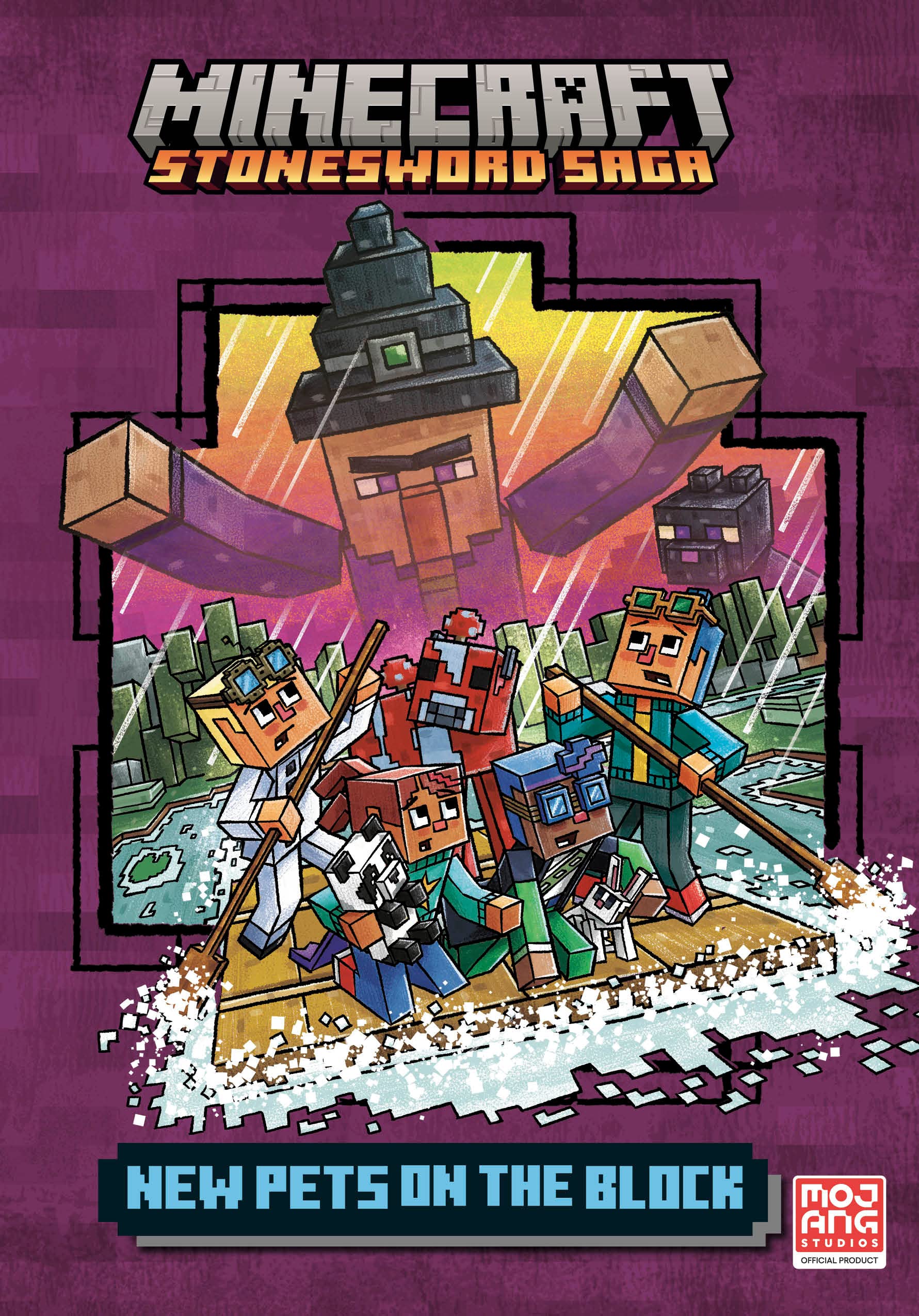Minecraft Stonesword Saga book cover 3