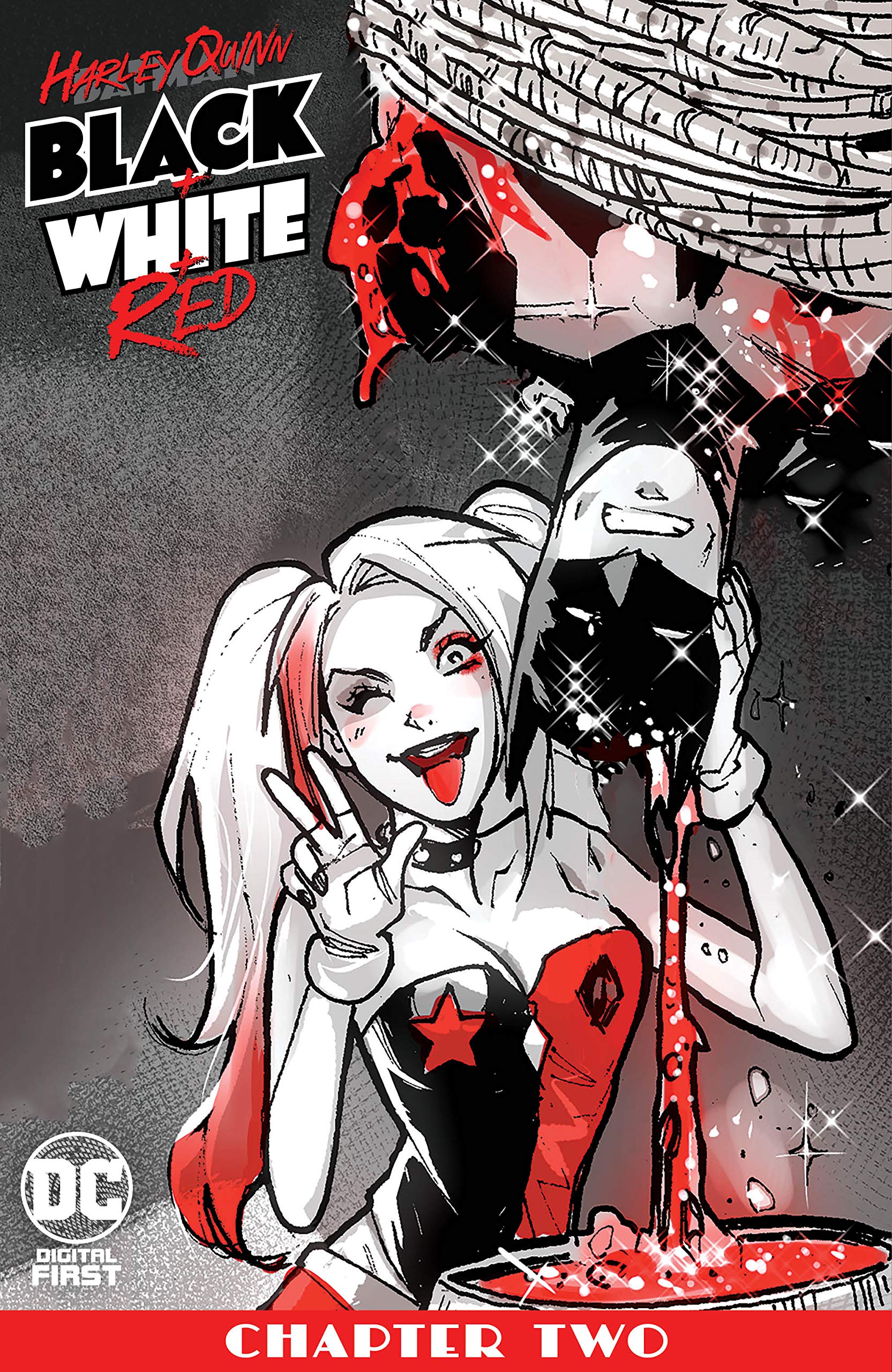 Harley Quinn: Black + White + Red book cover 2