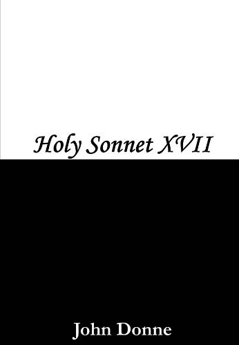 Holy Sonnet 17 book cover