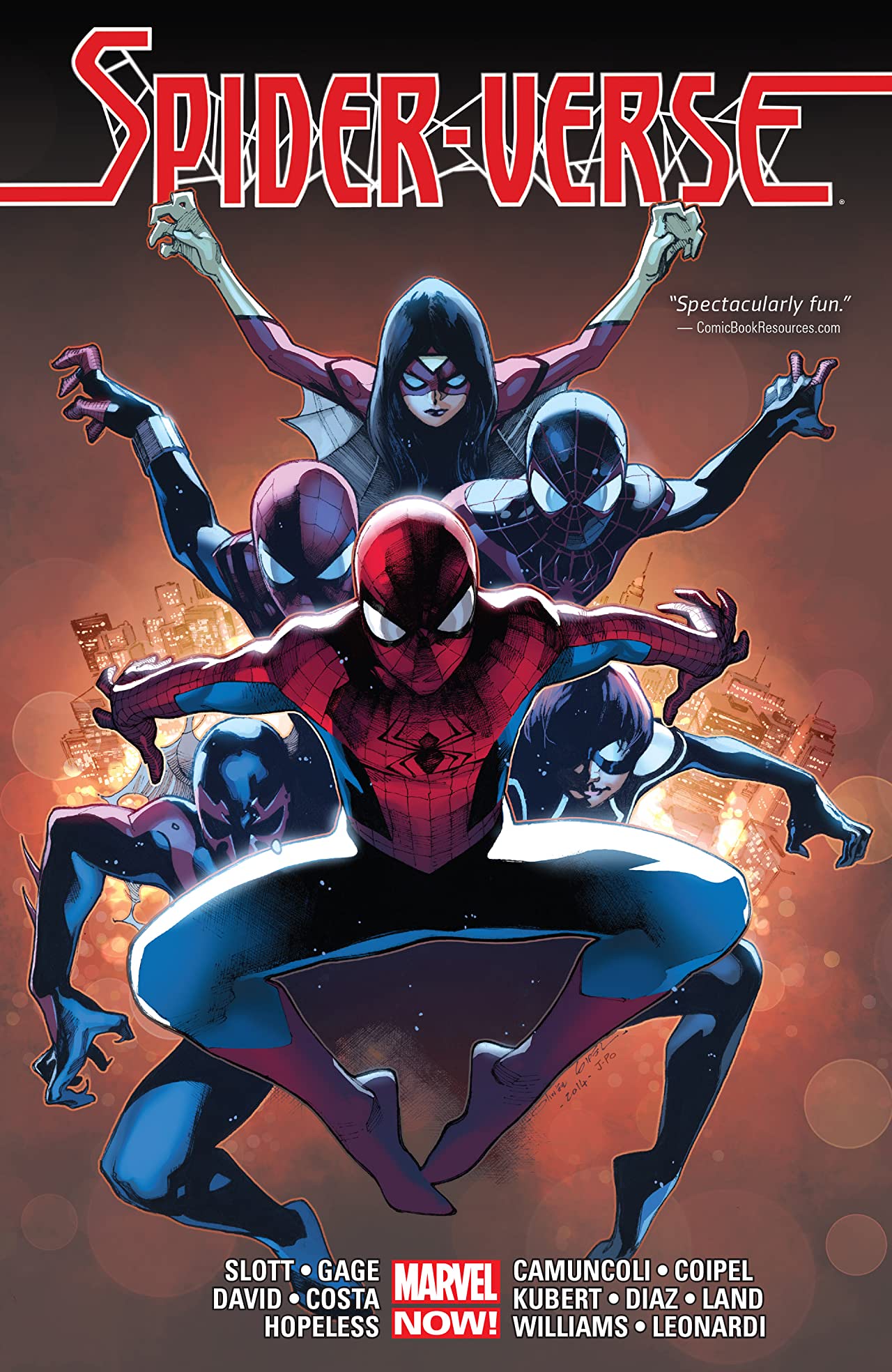Spider-Verse book cover 1