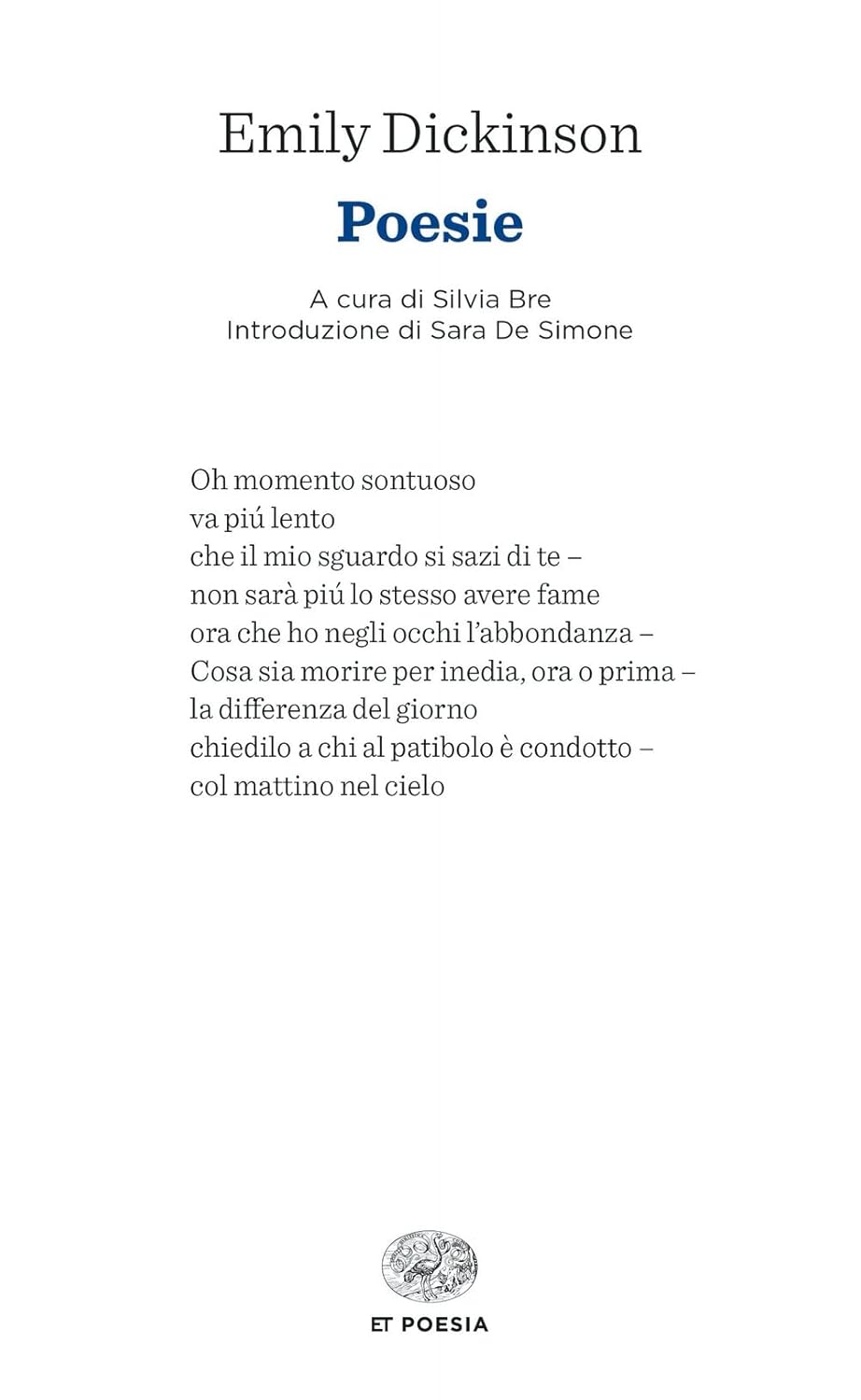 Poesie book cover