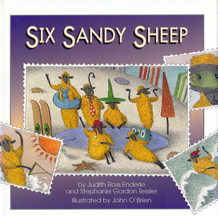 Six Sandy Sheep book cover