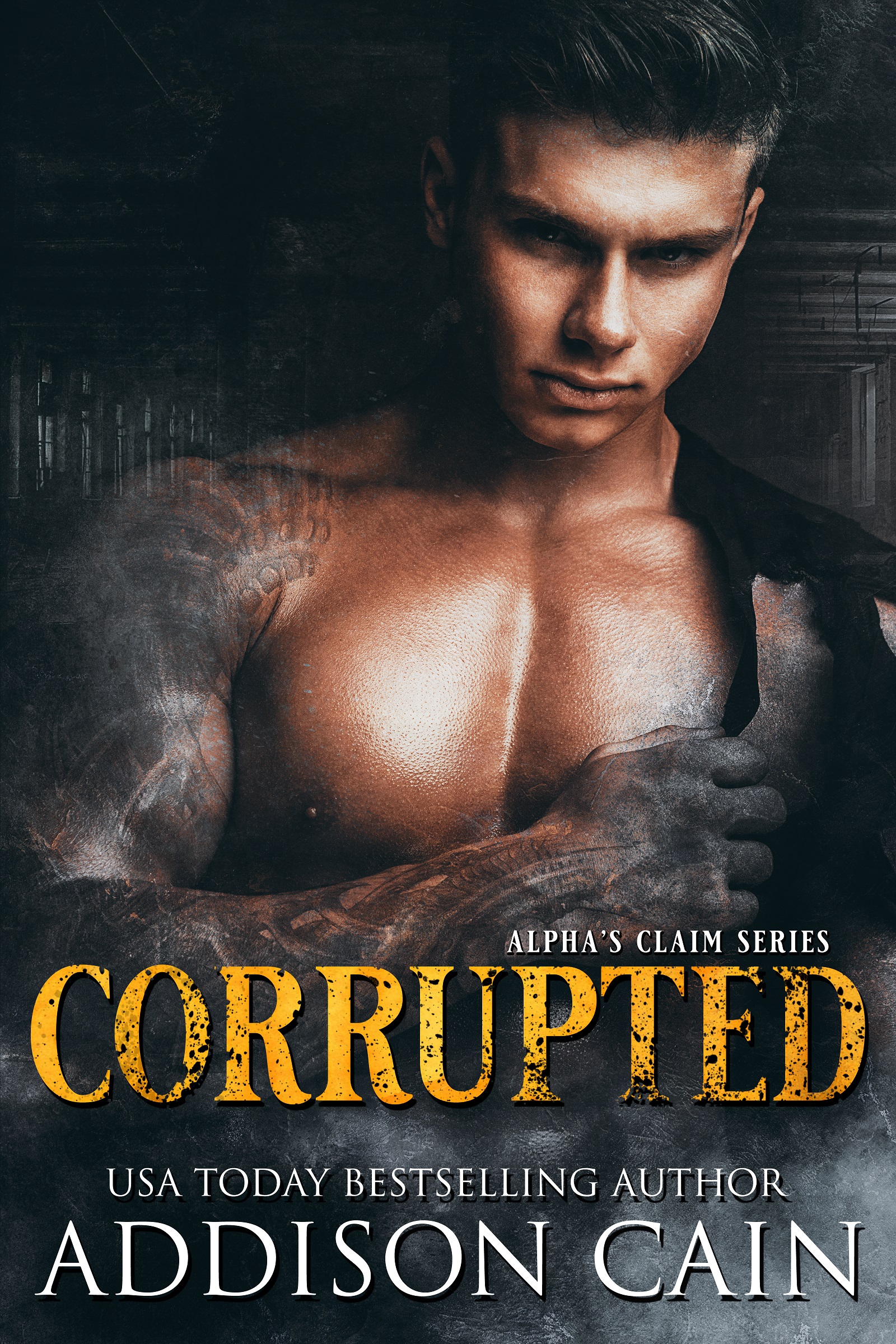 Corrupted book cover