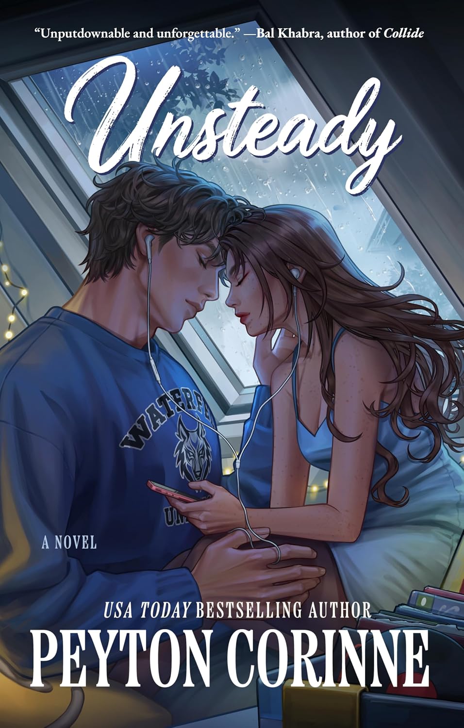 Unsteady book cover