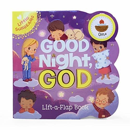 Good Night, God - Lift-a-Flap Board Book Gift for Easter Basket Stuffer, Christmas, Baptism, Birthdays Ages 1-5 book cover