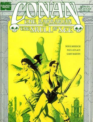 Conan the Barbarian in The Skull of Set book cover