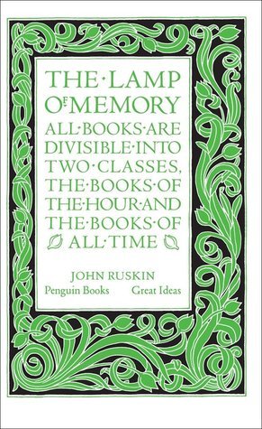 The Lamp of Memory book cover