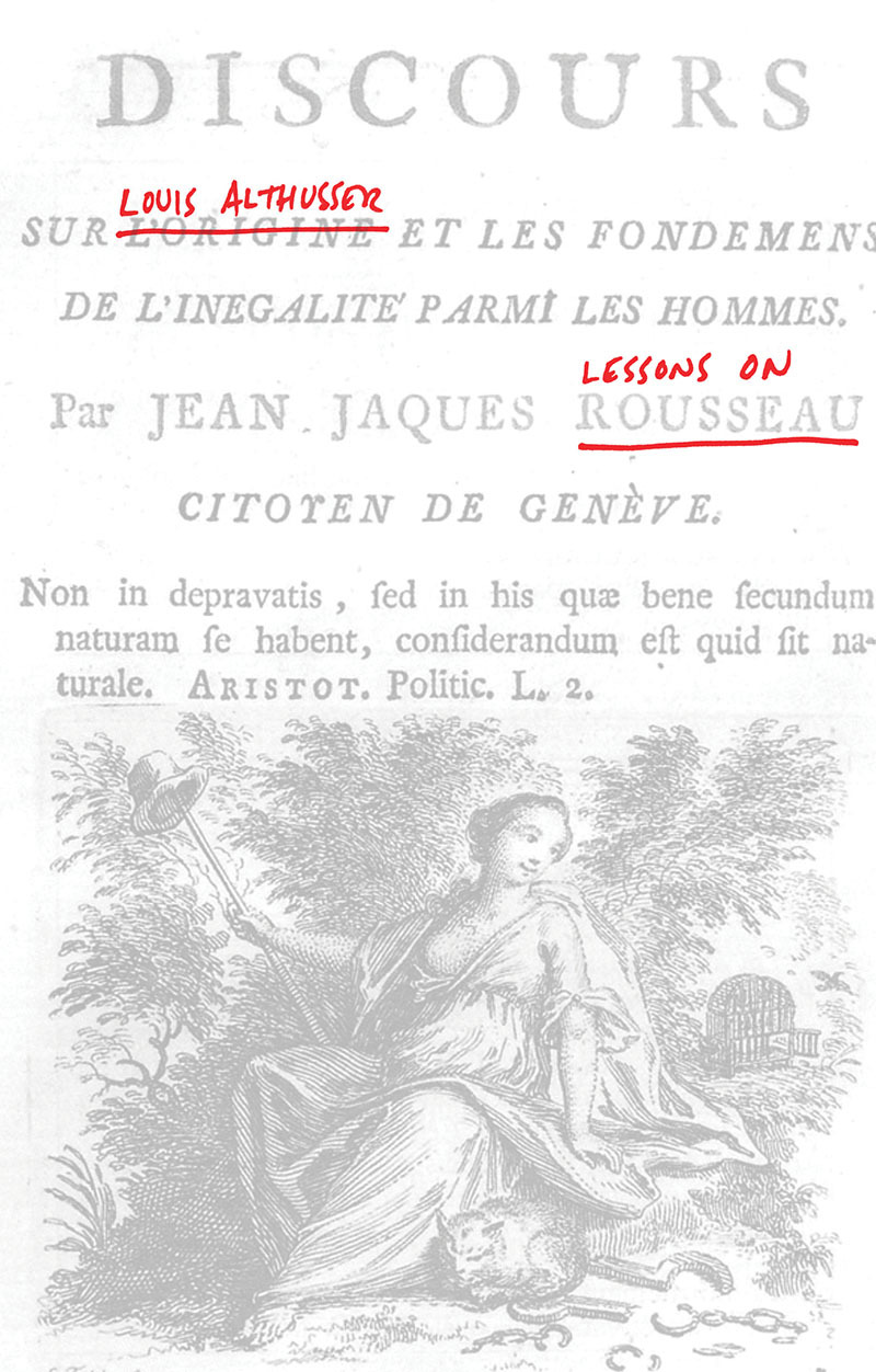 Lessons on Rousseau book cover