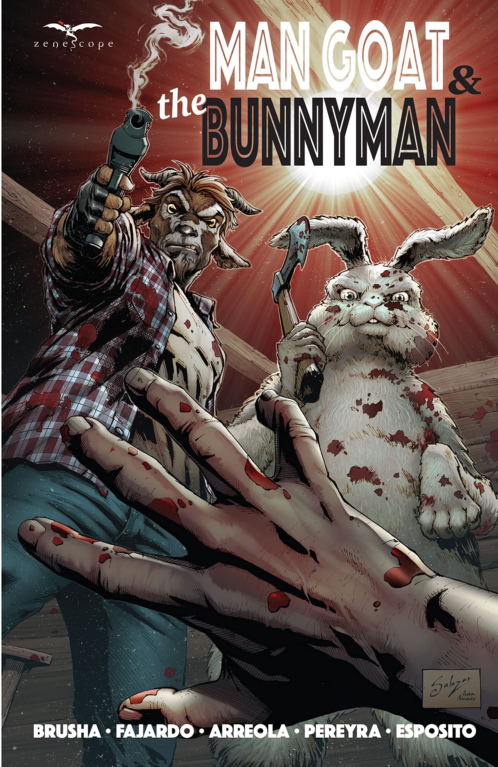 Man Goat and The Bunnyman (collected edition) book cover 1