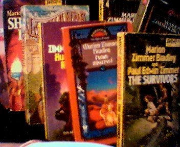 MARION ZIMMER BRADLEY`8 BOOKS~FALL OF ATLANTIS,SHATTERED CHAIN, DARKOVER,BLOODY SUN,SHARRA'S EXILE, AND MORE book cover