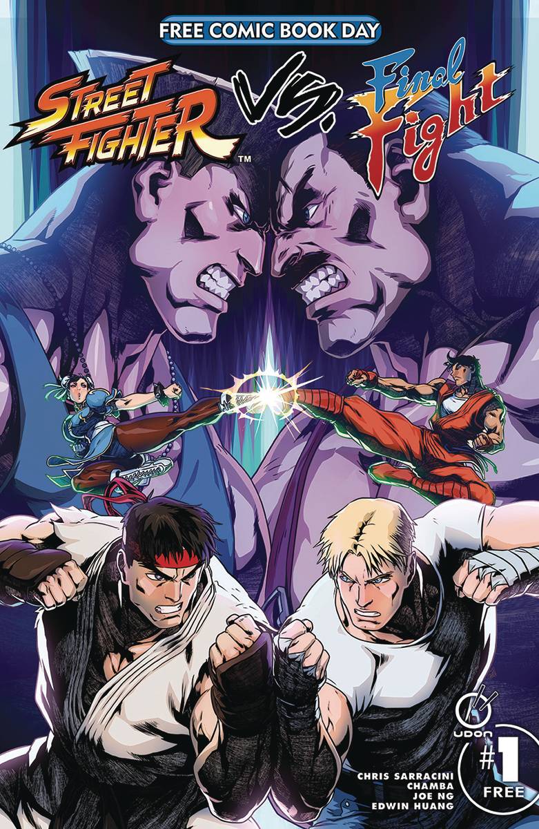 Street Fighter Versus Final Fight #1 FCBD book cover