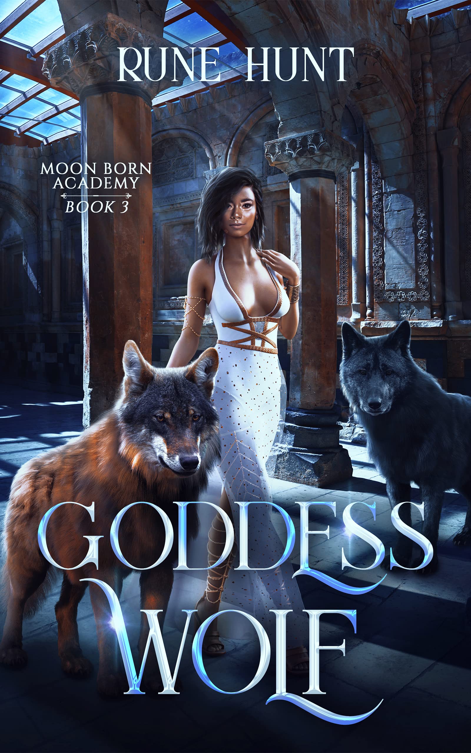 Moon Born Academy book cover 2