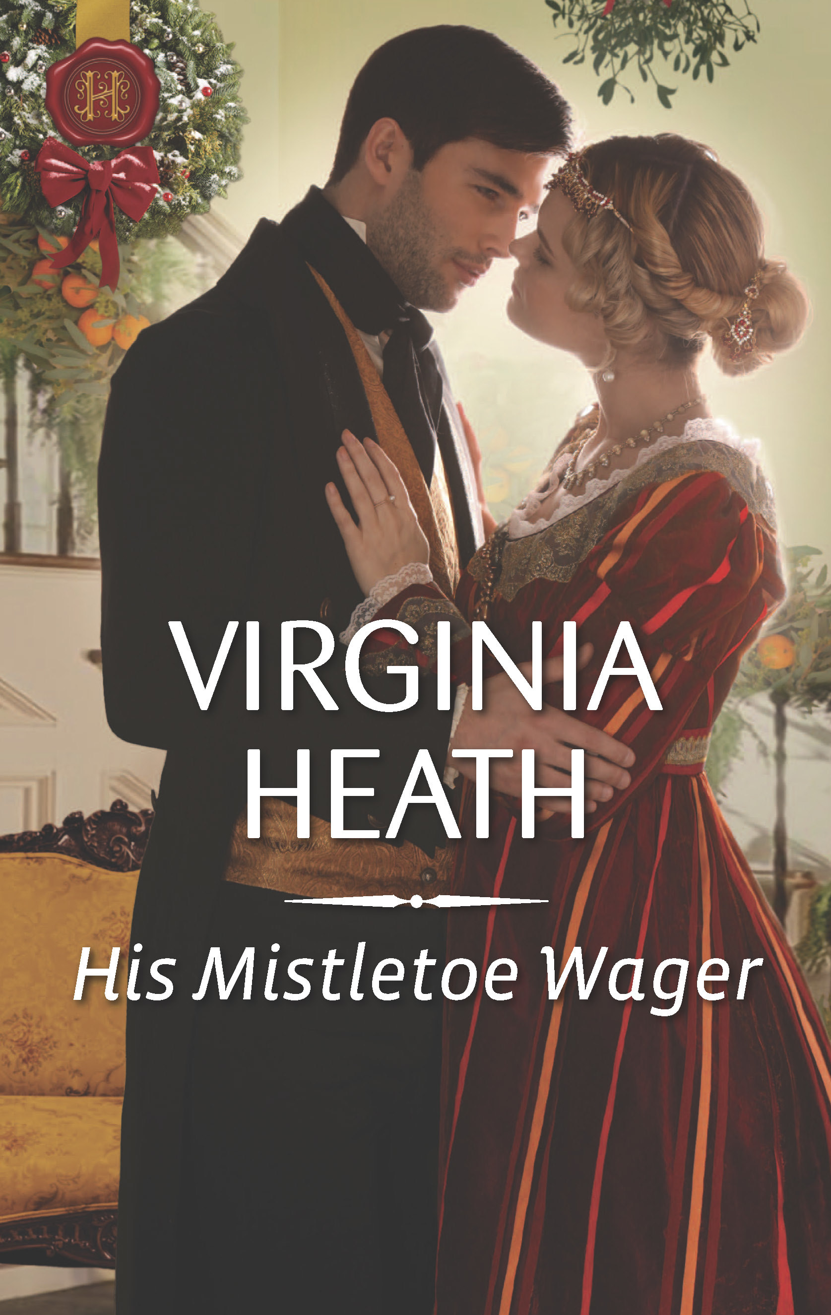 His Mistletoe Wager book cover