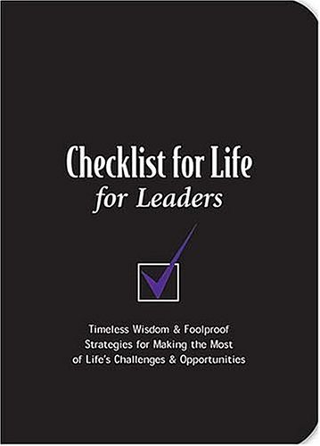 Checklist For Life For Leaders book cover