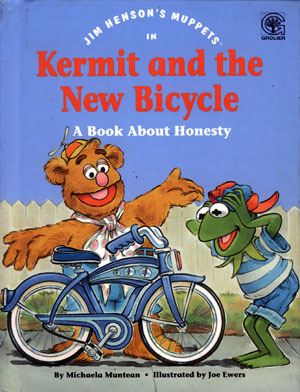 Jim Henson's Muppets in Kermit and the New Bicycle book cover