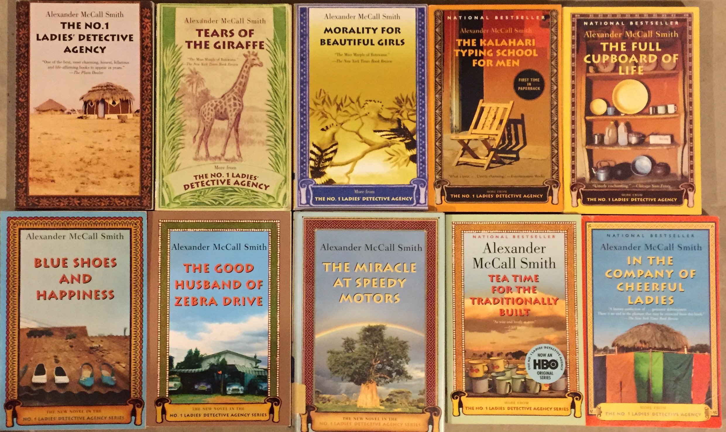 Number One Ladies Detective Agency Series Set 1-10 by Alexander McCall Smith book cover