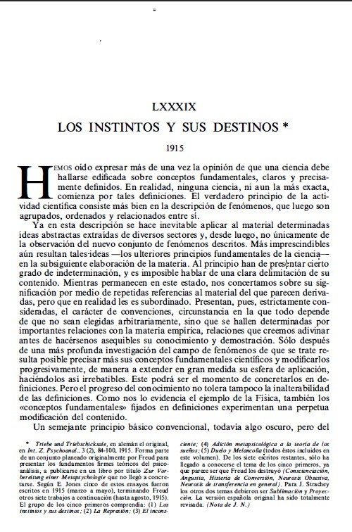 Instincts and Their Vicissitudes book cover