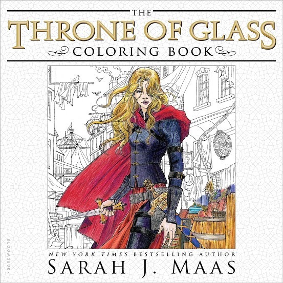 The Throne of Glass Coloring Book book cover