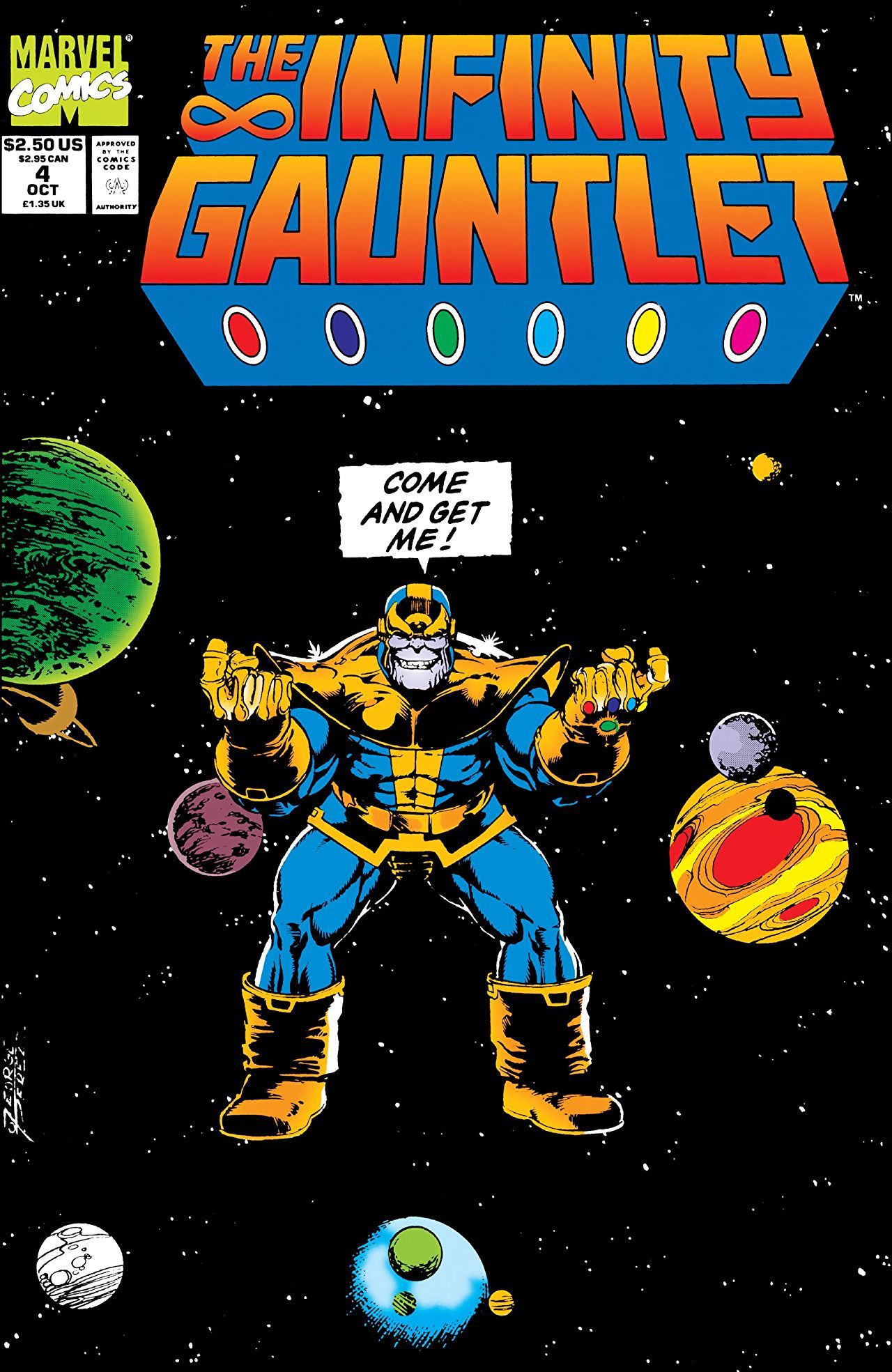 The Infinity Gauntlet #4 book cover