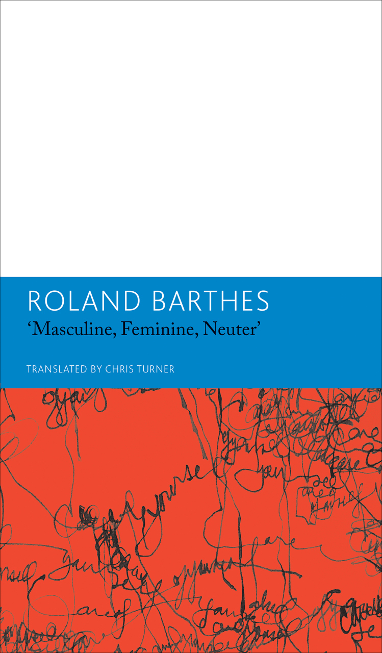 "Masculine, Feminine, Neuter" and Other Writings on Literature book cover