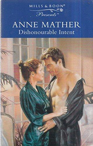 Dishonourable Intent book cover
