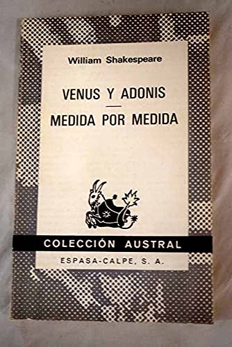 Venus Y Adonis Medida Por Medida book cover