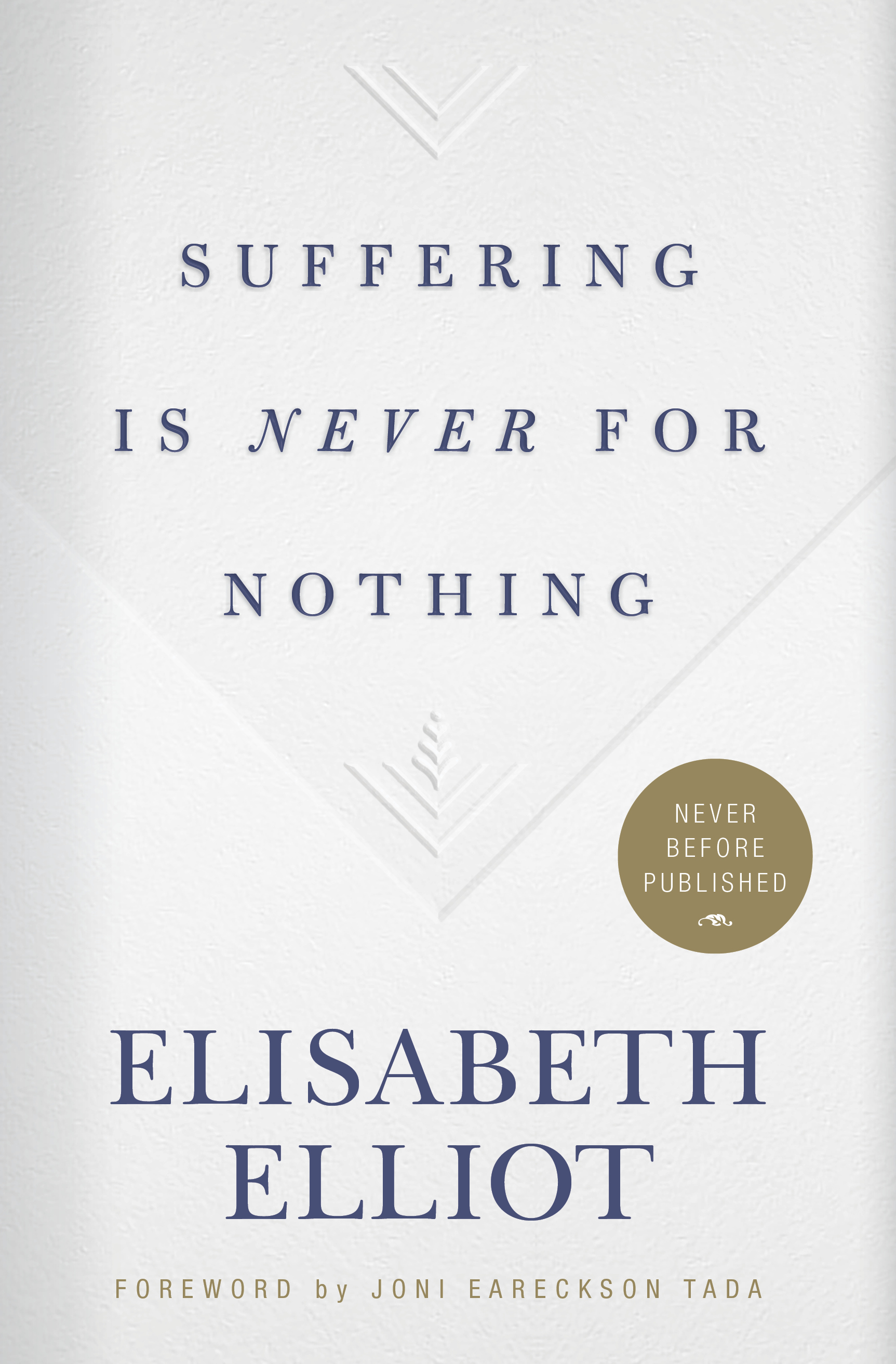 Suffering Is Never for Nothing book cover