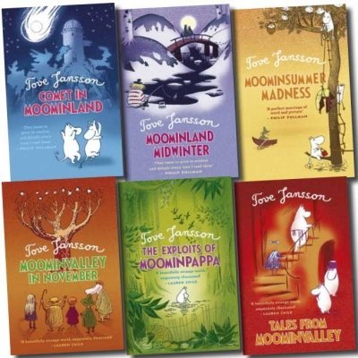 Moomins books - 6 books book cover